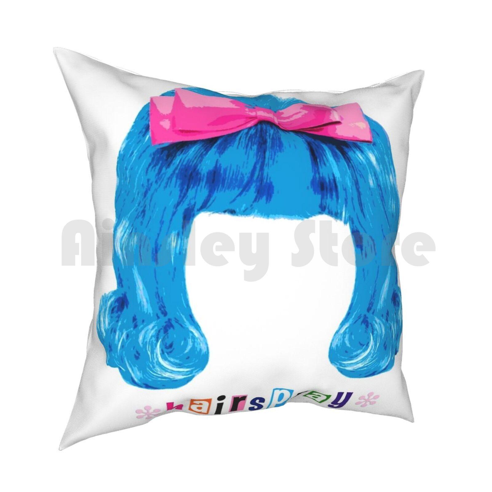 Hairspray The Musical Pillow Case Printed Home Soft DIY Pillow Cover Hairspray Musical Broadway Tracy Turnblad Big Hair Bow 30x30cm 12x12in