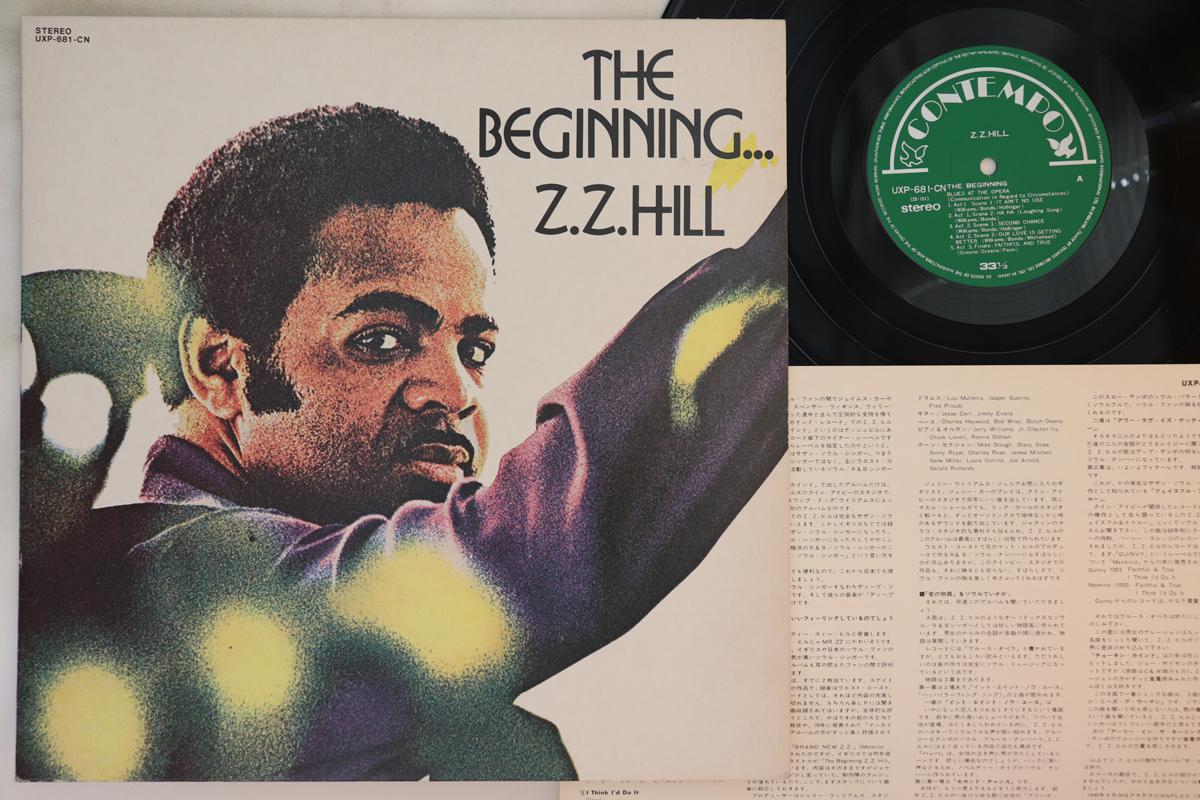 

LP Record ZZ HILL Beginning UXP681CN CONTEMPO 1976 Japan SoulFunk Used