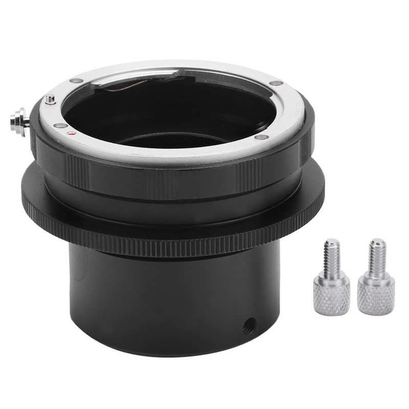 Full Metal Macro Lens Adapter Manual Focus M42x0.75 Thread for Nikon F Mount Lens To 1.25in Telescope Eyepiece