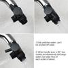 for T Shape Brass Shower Arm Diverter Creative Household 3 Way Diverter Universal Adapter Connector for Angle for Va