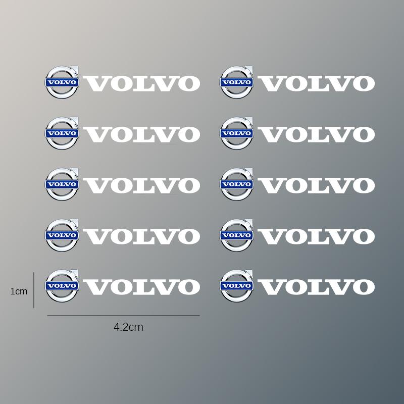 Car Styling PU Emblem Logo Sticker Car Decoration For Volvo Xc60 Xc90 V40 V60 S60 V50 V90 S80 C40 XC40 V70 XC70 C30 C70 Rdesign