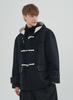 Comspace1980 Wool Blend Duffle Short Coat_Black