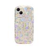 Applicable To Apple 15 Mobile Phone Case IPhone 14/13promax Full Screen Floral Chain 11/12 Transparent Silicone Xr