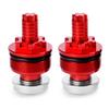 2Pcs 41mm Motorcycle CNC Aluminum Front Shock Absorber Screw Fork Cover Cap Preload Adjuster Bolts for Yamaha YZF R3 R25 2013-16