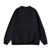 Men's Solid Color Plus Velvet Round Neck Sweatshirt Men's Sports Large Size Casual Round Neck Sweatshirt
