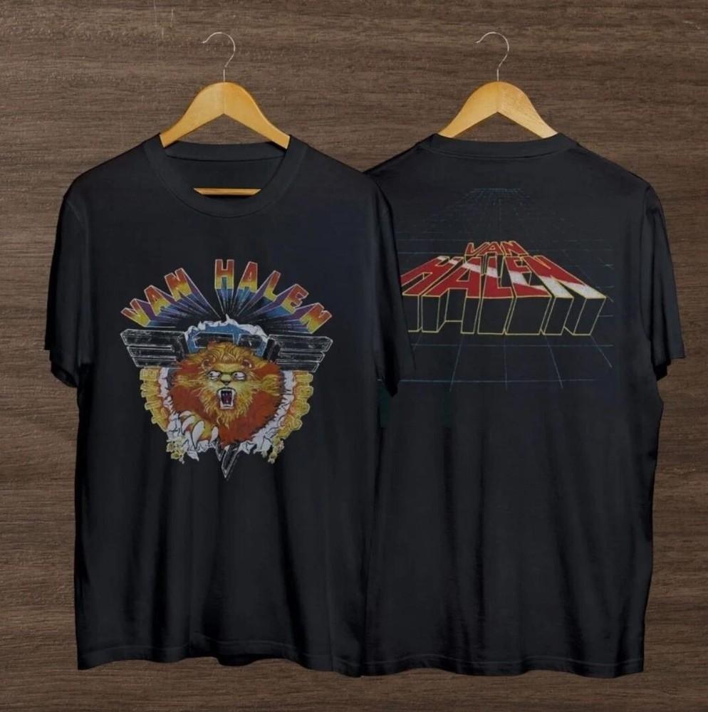 

Van Halen Diver Down Unisex Classic T-Shirt, Vintage Van Halen 2 Sided Shirt 4XL