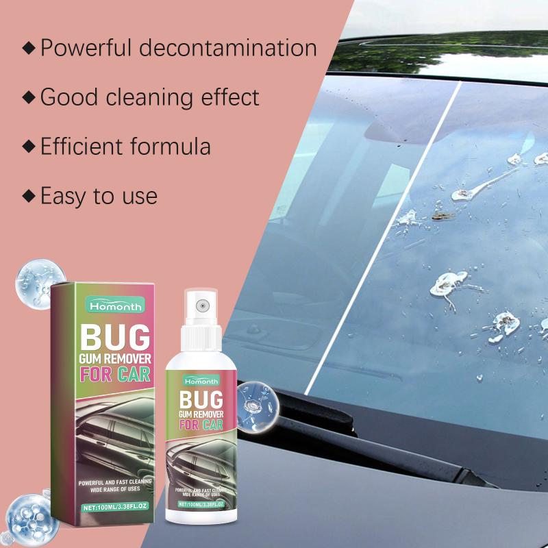 Car Shellac Cleaning Agent Advanced Formula for Bird Droit Resin Bug and Shellac Stain Removal Used on Paint Windows and Trim Surfaces