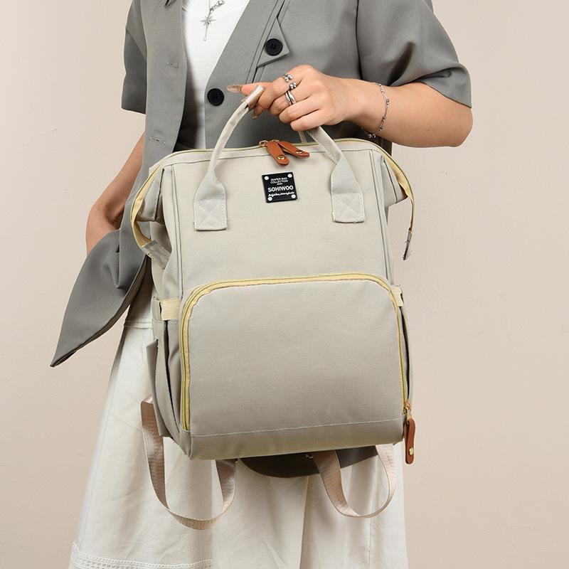Schoolbag Mommy Bag Maternal and Infant Go Out Lightweight Backpack 1011 New Portable Large Capacity Multi-functional Fashion Mother