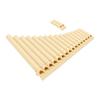 16 Pijpen C Toets Panfluit Traditioneel Chinees Instrument Heldere Klank Panfluit Voor Beginners Professionele Muzikanten Beige