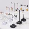 1Pc Metal Jewelry Display Stand Earrings Holder T Stand Earrings Organizer Jewelry Display Stand For Stud Dangle Hoop Earrings