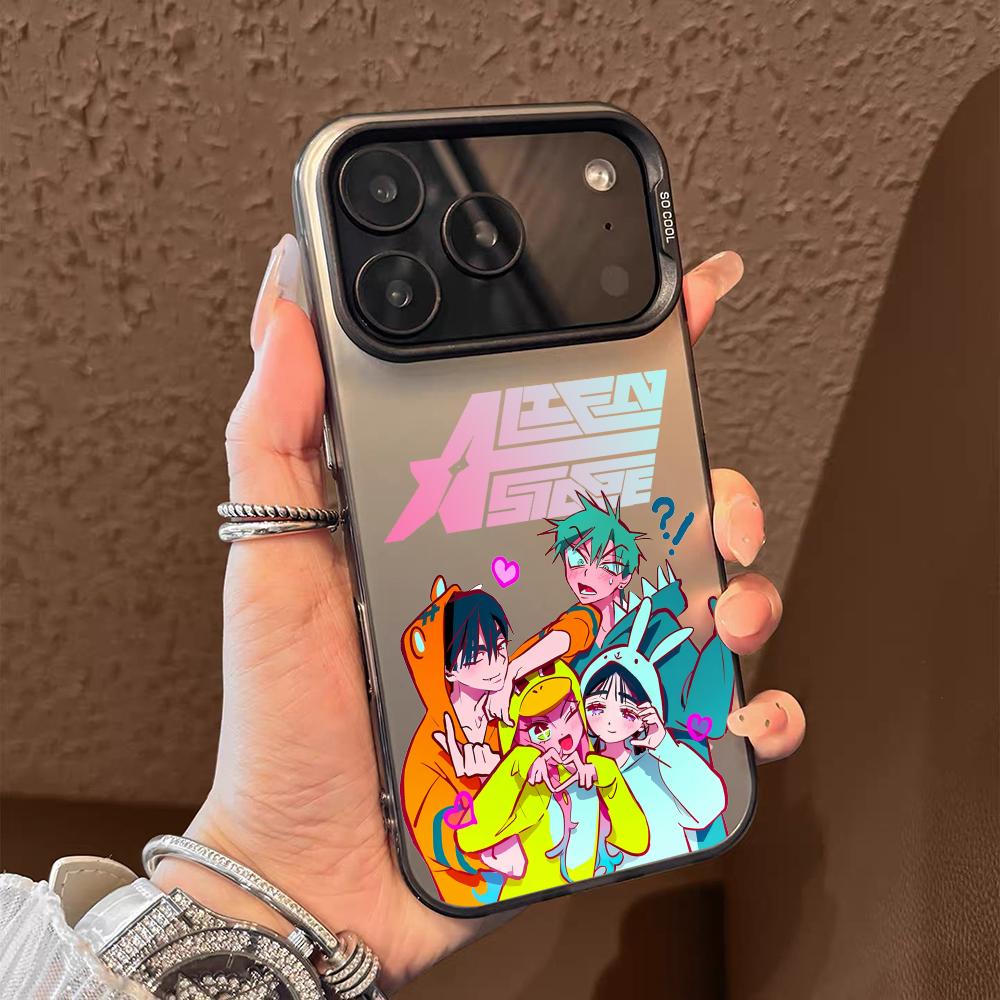 Anime A-ALIEN STAGE Phone Case For iPhone 17 16 15 14 13 12 11 Pro Max Air Matte Laser Aurora Shockproof Funda