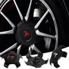 4pcs Car Wheel Center Cap Hub Covers For Model 3 2022 2023 2024 2025 Five Claw Type Athletic Hubcap Decoration Accessories