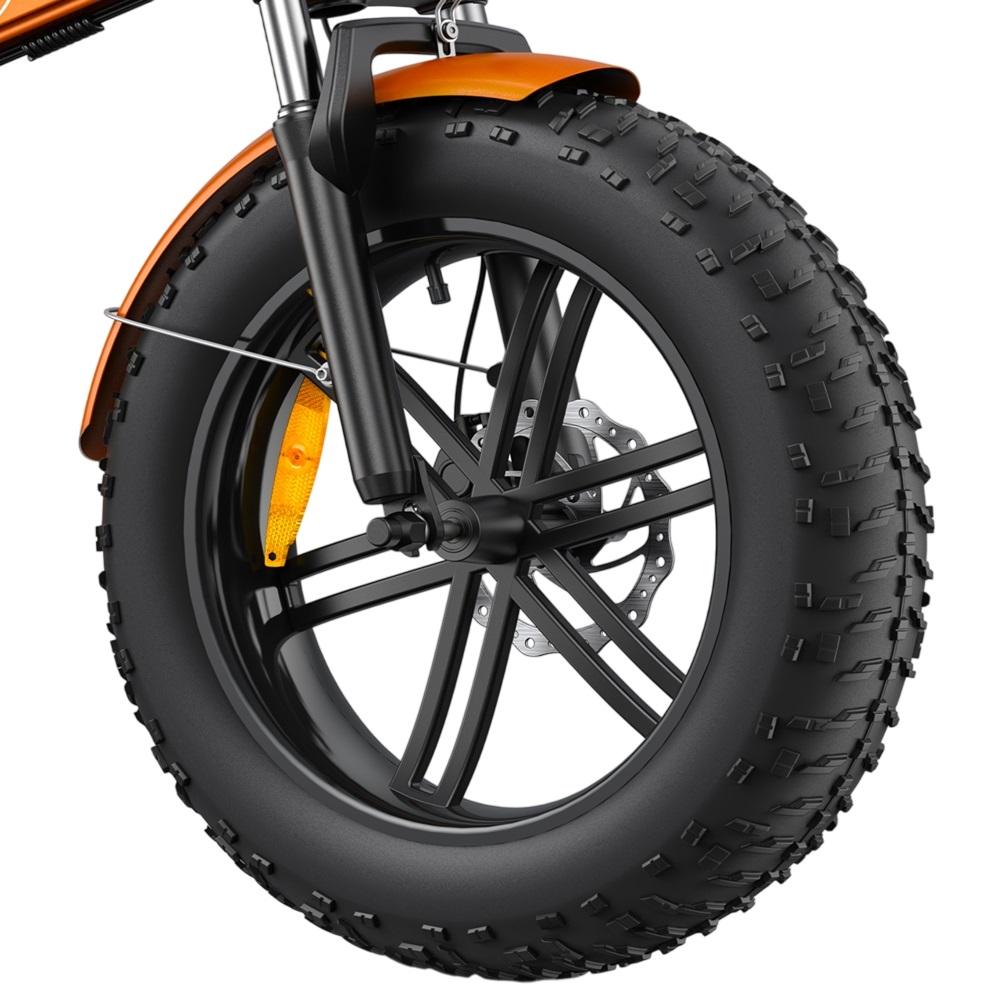 Engwe EP-2 BOOST 250W City Electric Bike Folding E-Bike, 20×4.0 Fat Tires for City Commute & Outdoor Trails, Long-Range Design for Daily Riders