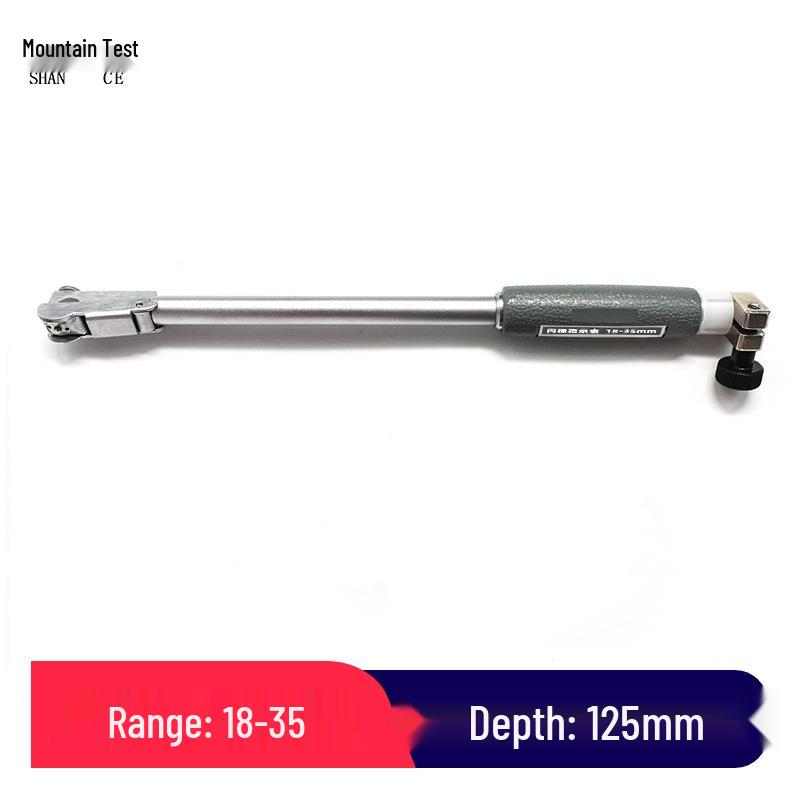 Mountain Measurement Shockproof Dial Bore Gauge, 35-50mm High-Precision Inner Diameter Micrometer, 0.01mm Calibration.