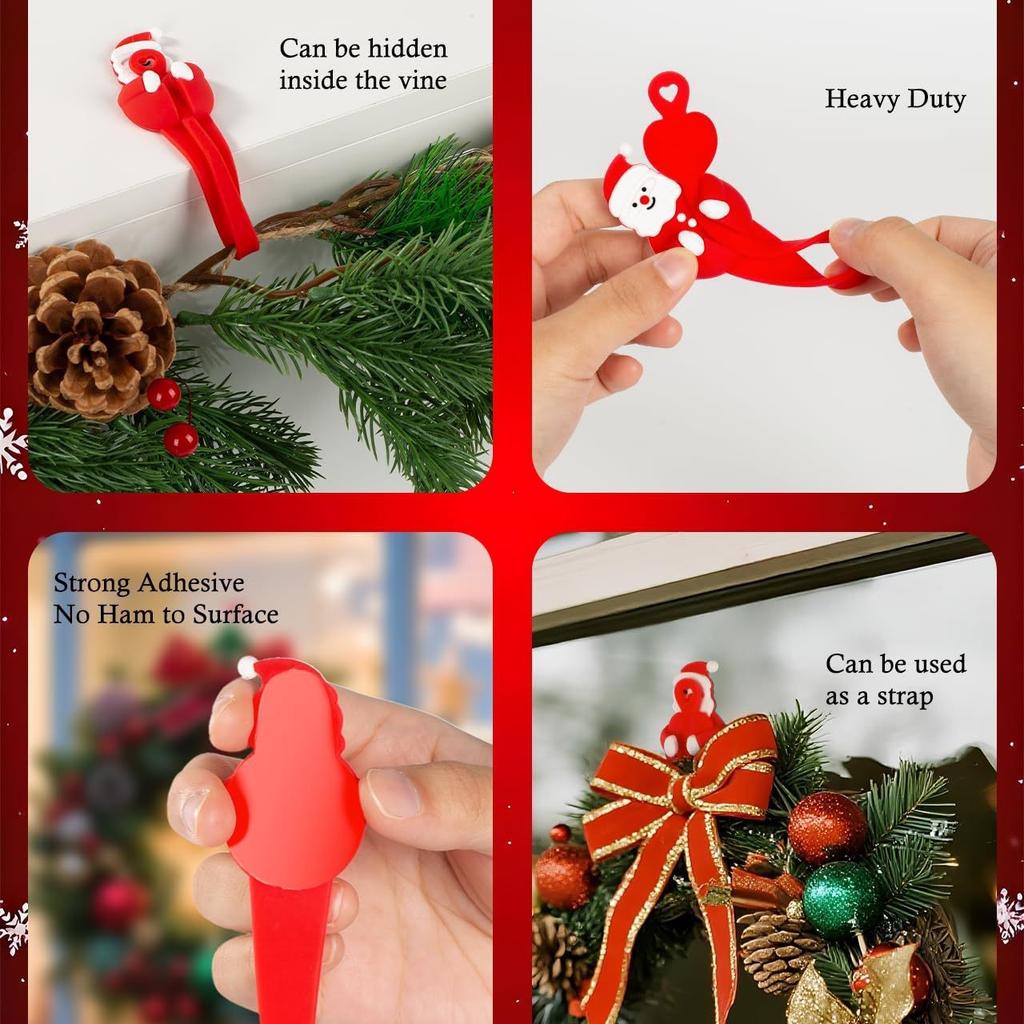 Christmas Wreath Hook, Santa Hook, Fireplace Wreath Hook, Sock Holder, Wall Decoration