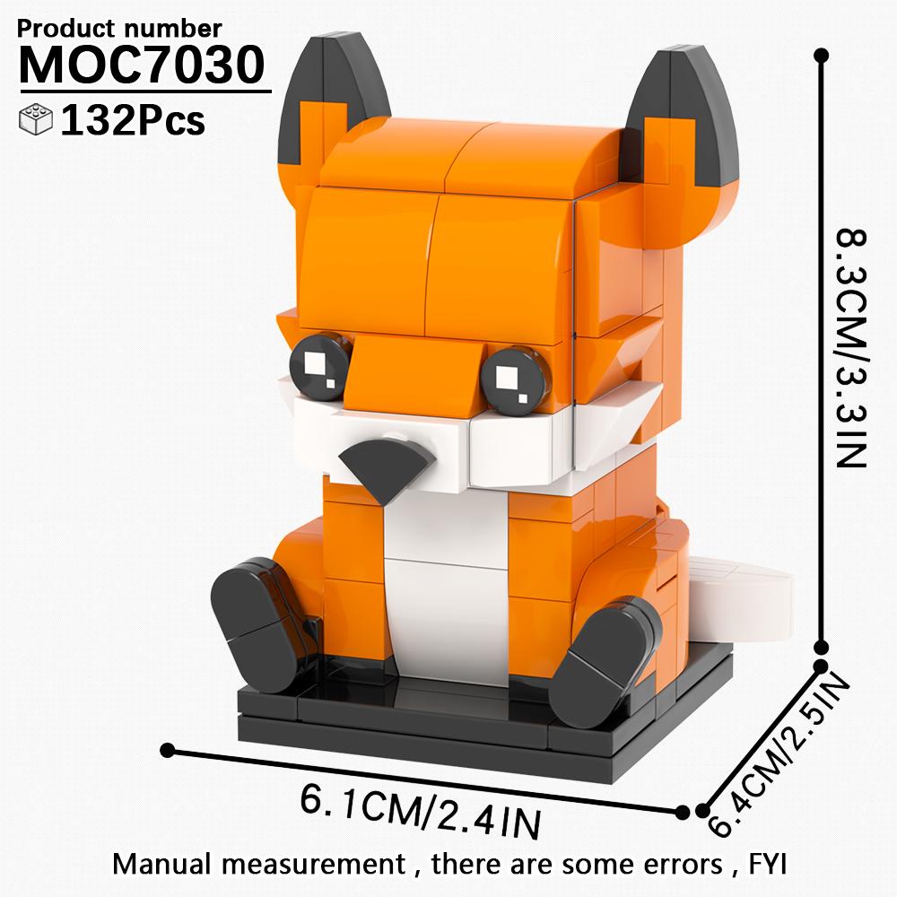 MOOXI Animal Series MOC Brick Panda Tiger Cat BrickHeaded Ser Model Adultes Building Block Kids Education Toys For Children Gift