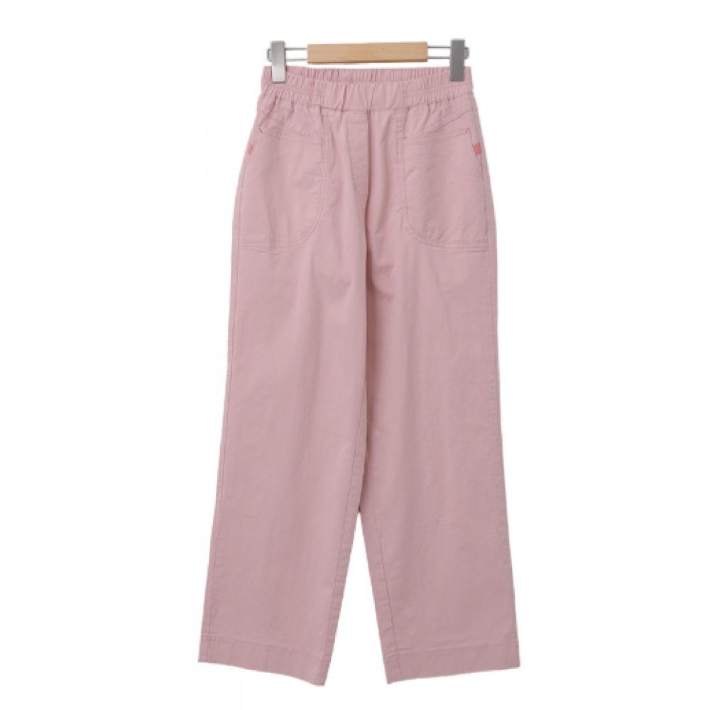 Shiz Madam Semi Wide Straight Cotton Pants P92079