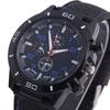 Orologio Sportivo da Uomo alla Moda Cinturino a Linea d'Auto Silicone Orologio per Studenti Orologio al Quarzo