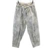 JOURNAL STANDARD Tie-dye Pattern Wide Tapered Denim Pants M Gray Jeans Men's Used