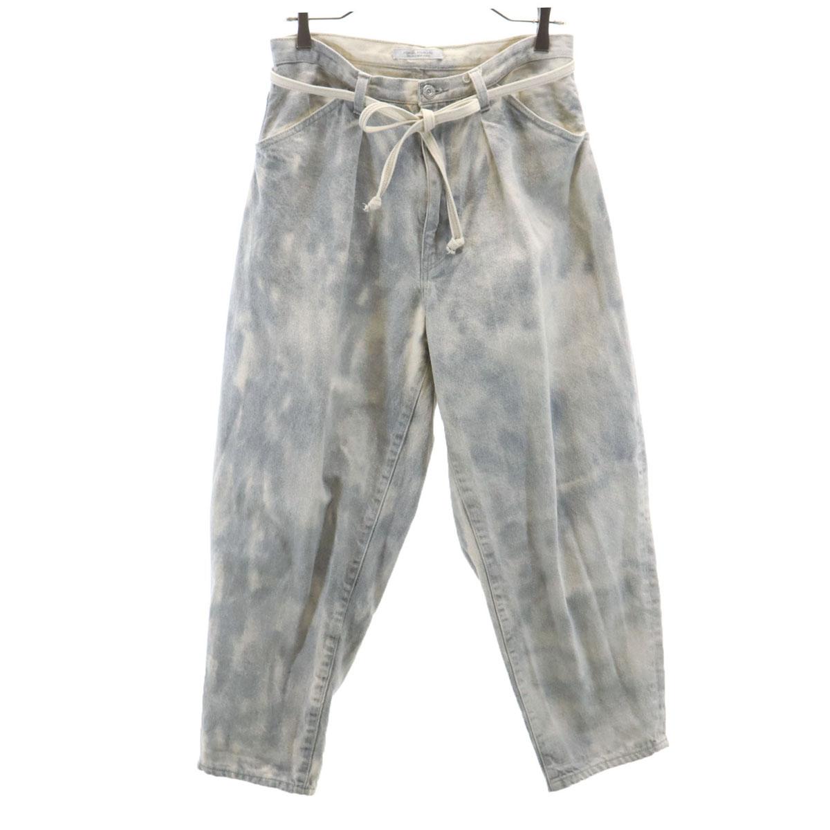 

JOURNAL STANDARD Джинсы деним широкие зауженные с принтом тай-дай M Серые Мужские Б/У