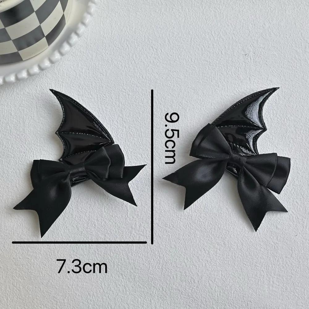 Little Devil Bat Wings Hair Clip Halloween Butterfly Headpiece Lolita Gothic Hairpiece