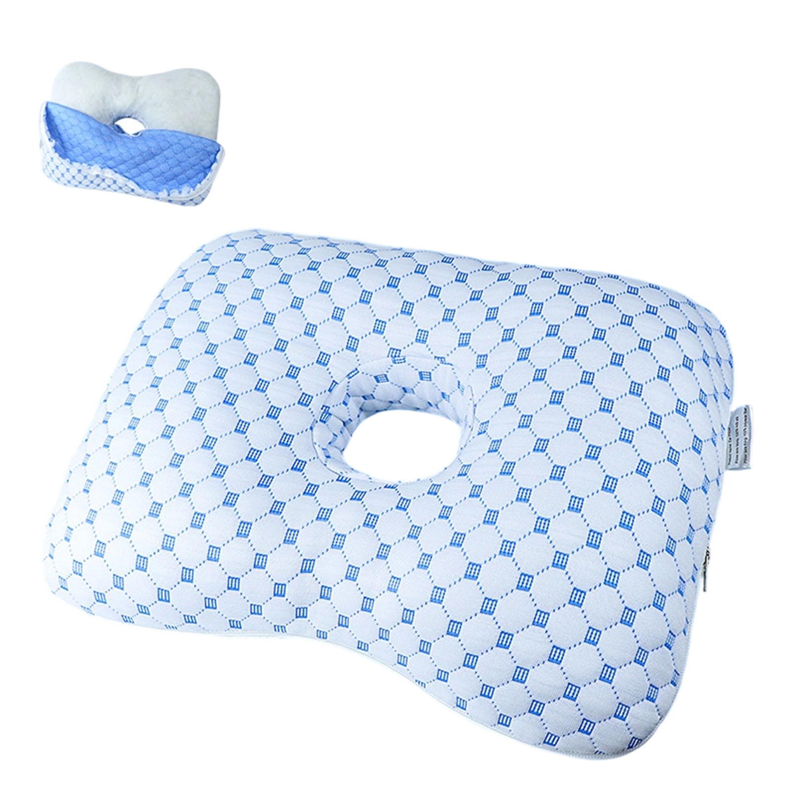 

Single Hole Ear Pillow, Ear Pillow For Elderly Patients, Ear Pillow With Holes, Adult Beauty Salon Pillow One Size синій