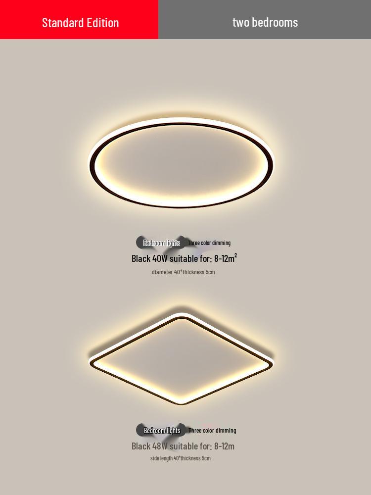 2025 Modern LED Ceiling Light with Remote Control - Minimalist Style for Master Bedroom & Living Room