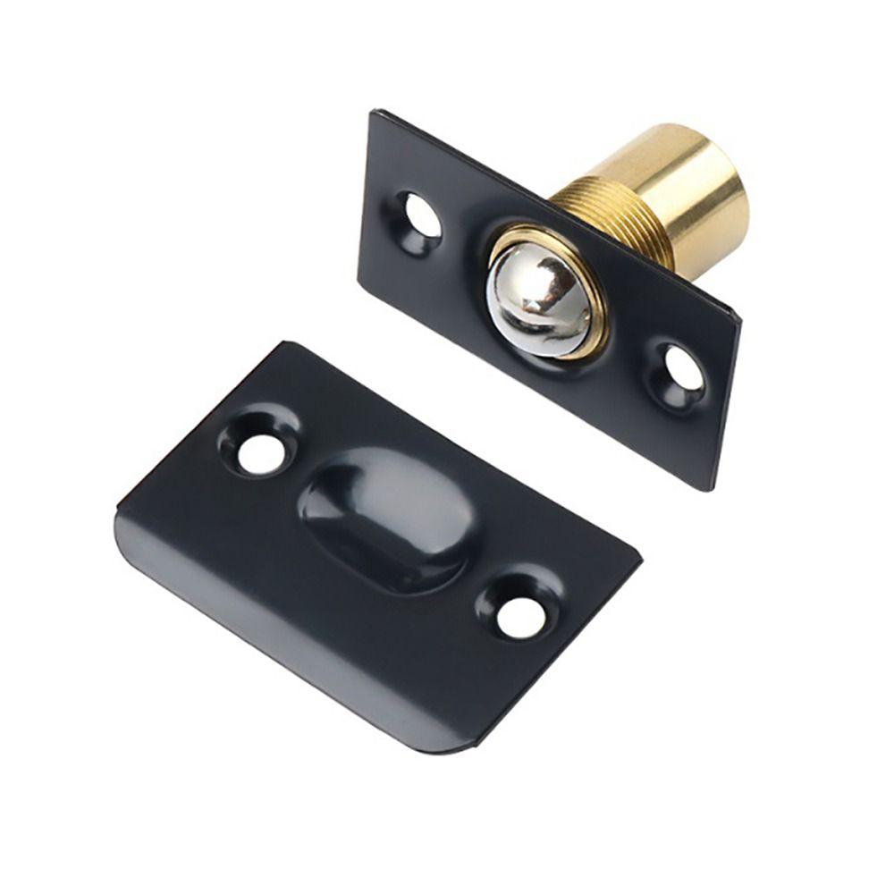 1Set Spring Roller Ball Door Stopper with Screws Door Latch Set New Closet Door Ball Catch