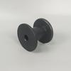 Black Plastic Wire Spool - Industrial Anti-Loosening, Large Capacity, Rubber Shaft