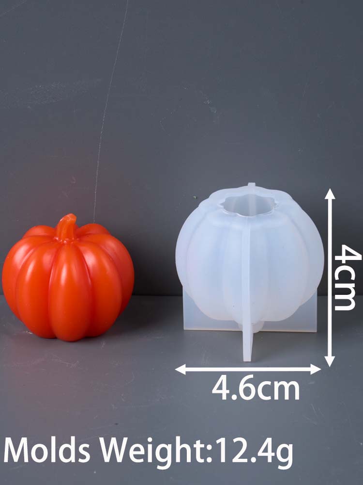 

Mini 3D Pumpkin Silicone Molds Handmade Soap Scent Candle Making Resin Concret Plaster Molds Pumpkin Crafts Casting Home Decor