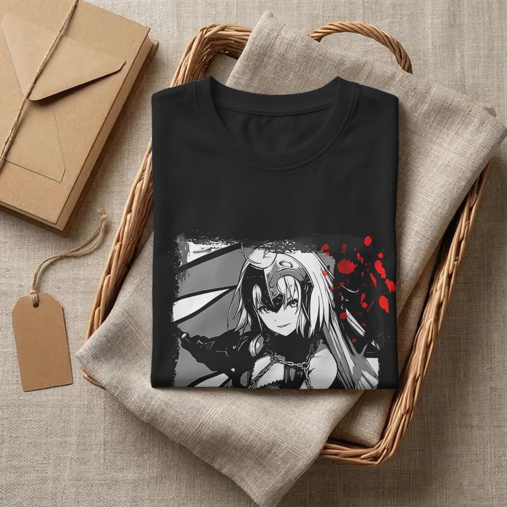 Fate Stay Night Jeanne Darc T Shirt Unisex Cotton Clothes Funny Crewneck Short Sleeve