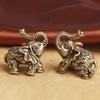 Brass Lucky Elephant Wealth Vintage Copper AnimalOffice Home Antiques Accessories Figurines Desktop Decorations Creative Gifts