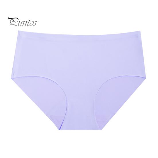 

Женские трусы, бесшовные однотонные мягкие дышащие влагоотводящие эластичные женские трусы со средней талией, спортивные трусы, женское нижнее белье XL светло-фиолетовый