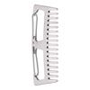 Titanium Alloy Comb Outdoor EDC Portable Antistatic Lightweight Comb Buckle Camping Tool