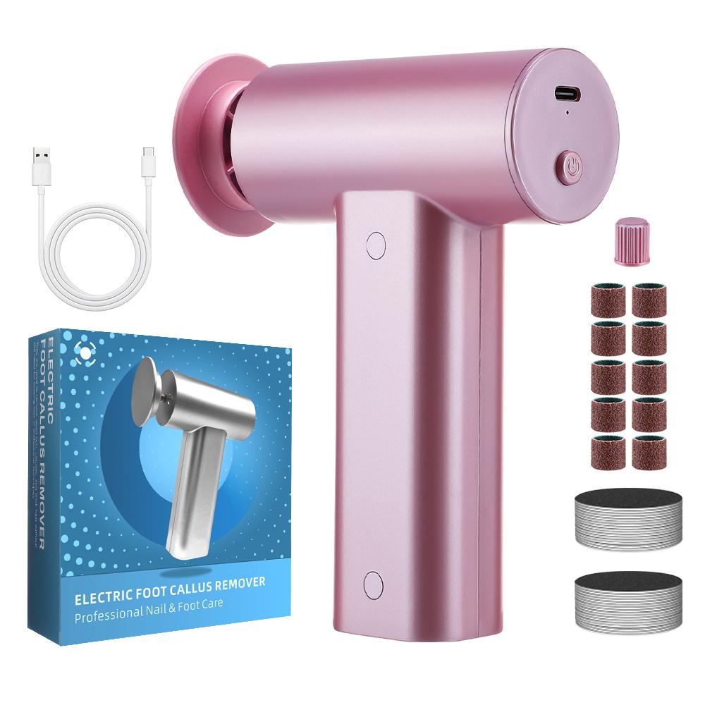 

Электрическая пилка 3 в 1 для удаления мозолей с ног, перезаряжаемая, инструменты для педикюра с 20 наждачными бумагами, средство для удаления ороговевшей кожи стоп