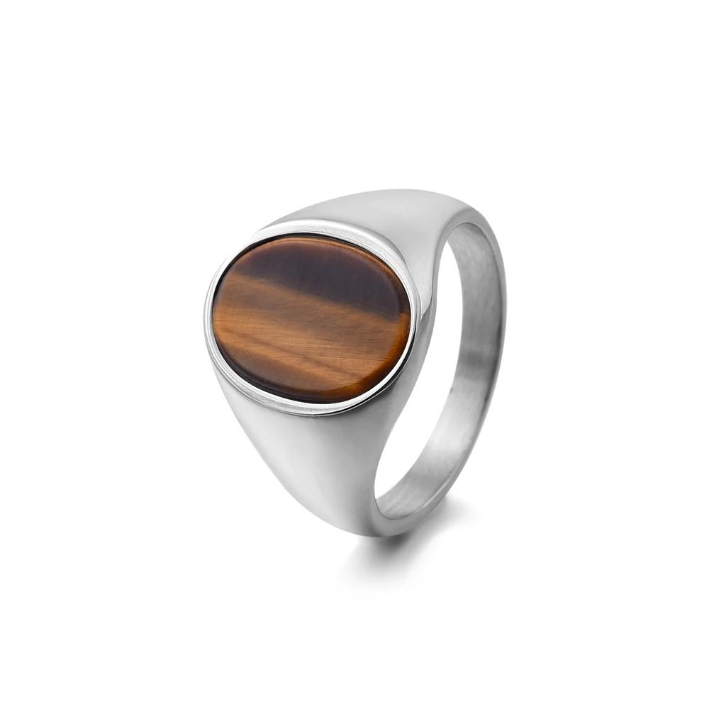 R3326 Men's/Women High Quality 316LStainless Onyx Rings Classic Fashion Trend Jewelry Products