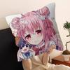 Happy Sugar Life Pillow Covers Cartoon Sofa Decorative Home Doublesided Printing Short Plush Cute Cushion Cover