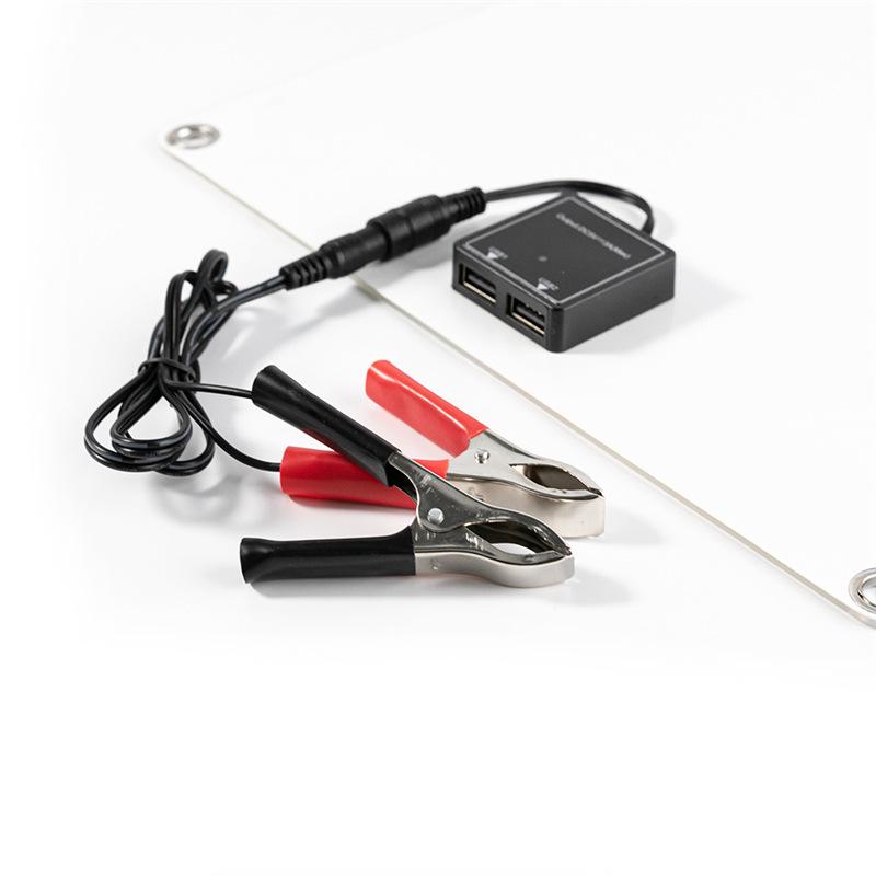 20W 18V polykrystalický solární panel s ovladačem – flexibilní a přenosný pro venkovní použití