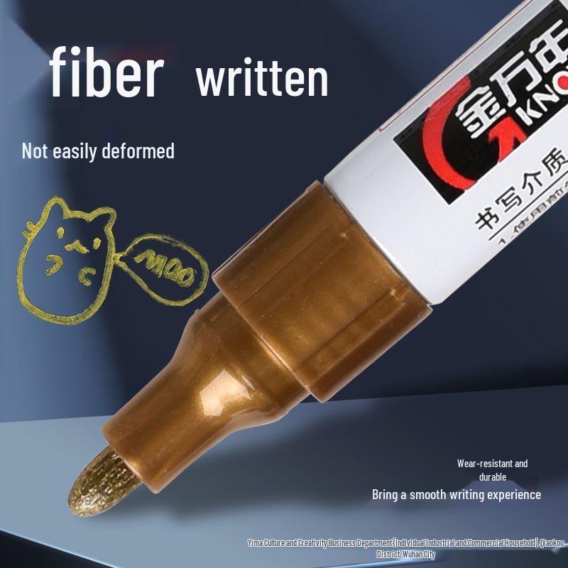 Jin Wannian Oil-Based Waterproof Touch-Up & Marking Pen for Metals