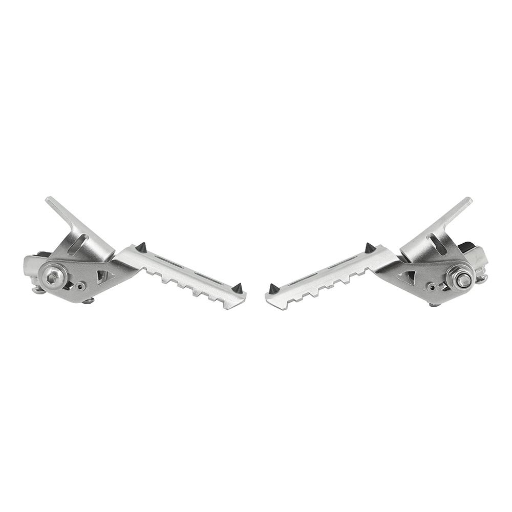 Motorcycle Highway Front Foot Pegs Folding Footrests Clamps For BMW R1250GS R 1250 GS LC R1200GS ADV Adventure 2013-2024 GS1200