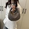 Yogodlns Simple Solid Color Clutch Bags Pu Leather Women Underarm Hobo Bag Commute Small Handbags For Ladies