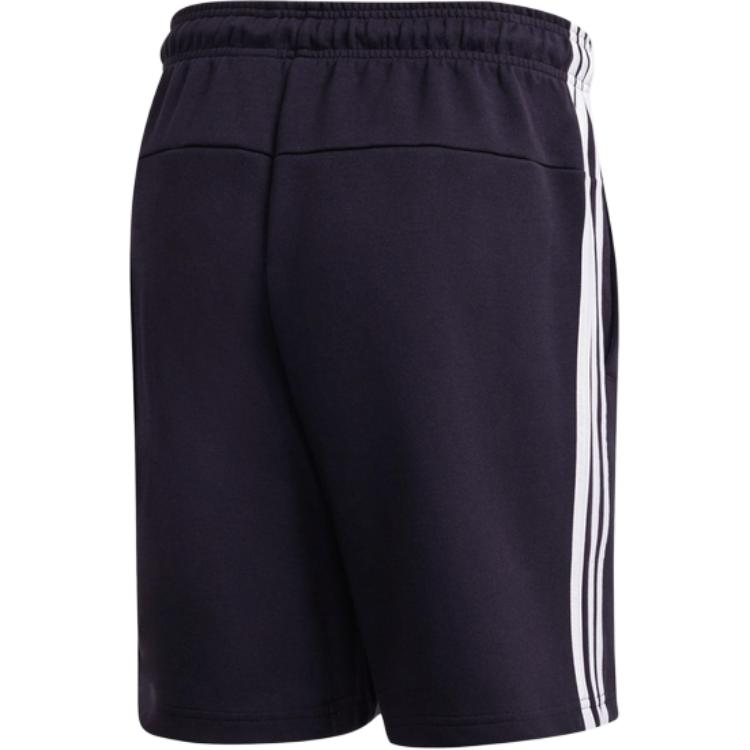 Adidas 3-Stripes Comfortable Soft Simple Striped Casual Shorts Men Shorts Black FT2954