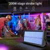 200W LED RGBW 4 In 1 48 Zone Strobe Light White 8000K DMX Super Bright Dj Wall Washer Bar Strobe Light Stage Lighting Effect