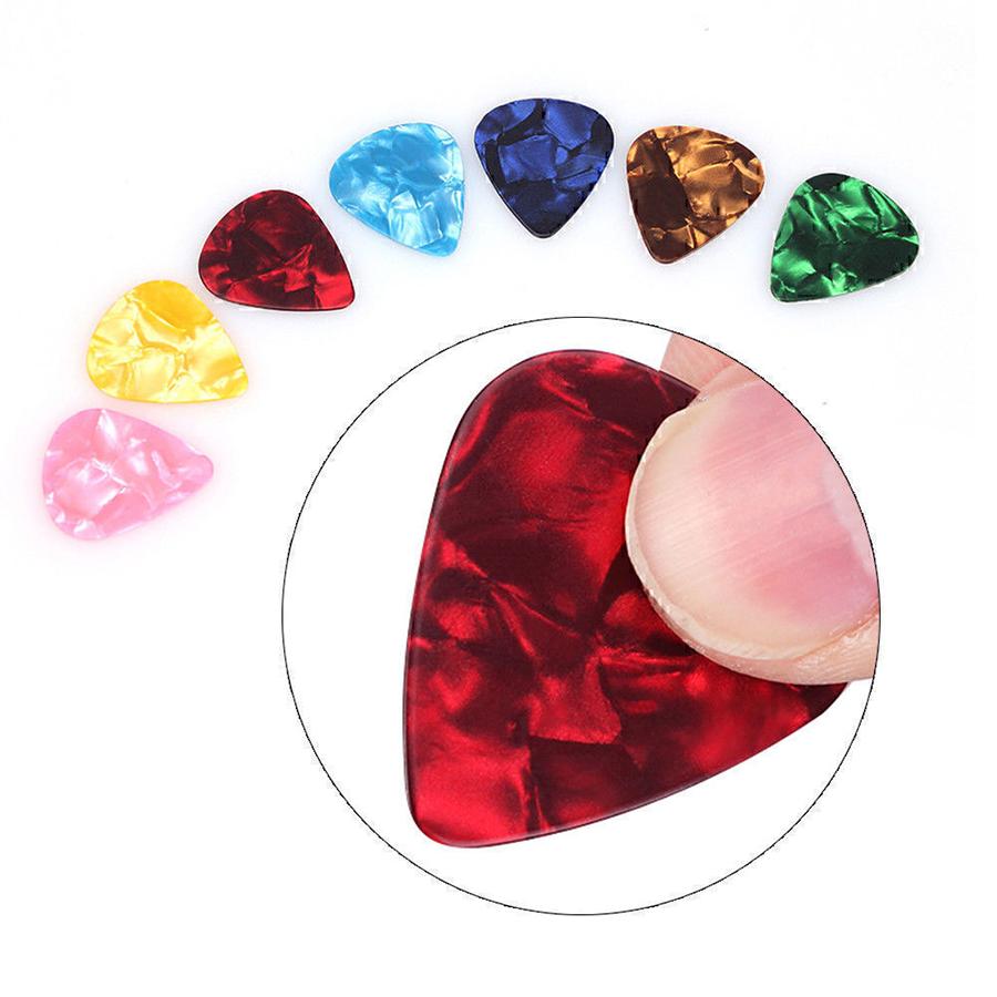 6/12/24/48/100pcs Guitar Picks ABS Guitar Ukulele String Instrument Accessories for Music Lovers Indoor Outdoor Performance XJM
