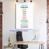 Alphabet Shapes Numbers Days Months Educational Minimalist Classroom Poster Canvas Painting Wall Pictures Home Kids Room Decor