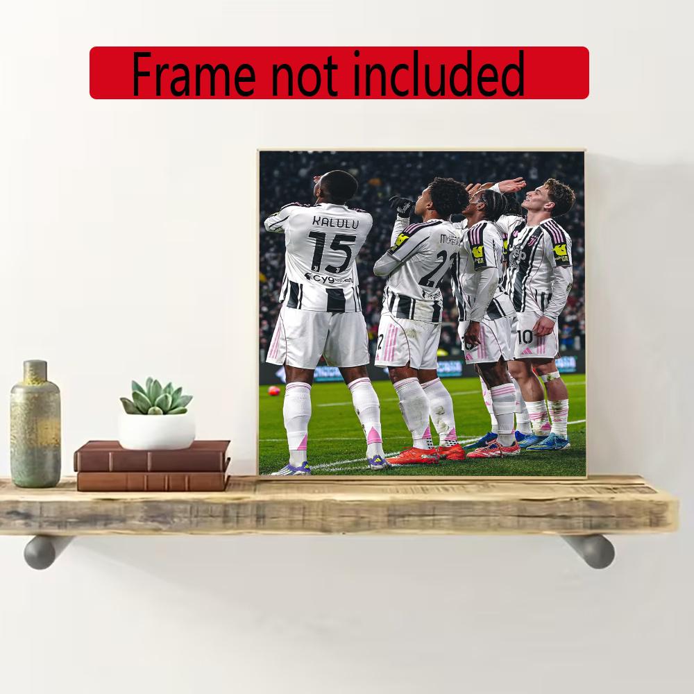 Juventus 5D Diamond Painting Round Diamond Rhinestones Mosaic Diamond Embroidery Wall Paintings Rhinestones Gift Frameless