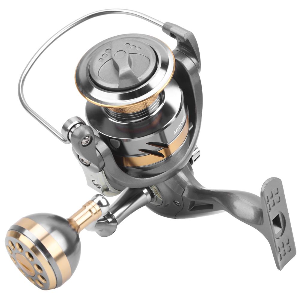 Handle Skirted Spool Rock Sea Fishing Spinning Reel Fishing Line Wheel AccessoryAR6000