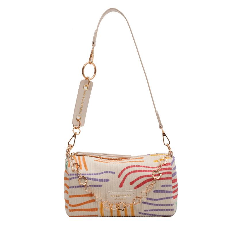 

Сегодняшняя популярная нишевая дизайнерская сумка женская новая летняя универсальная кроссбоди на плечо маленькая квадратная сумка бежевый