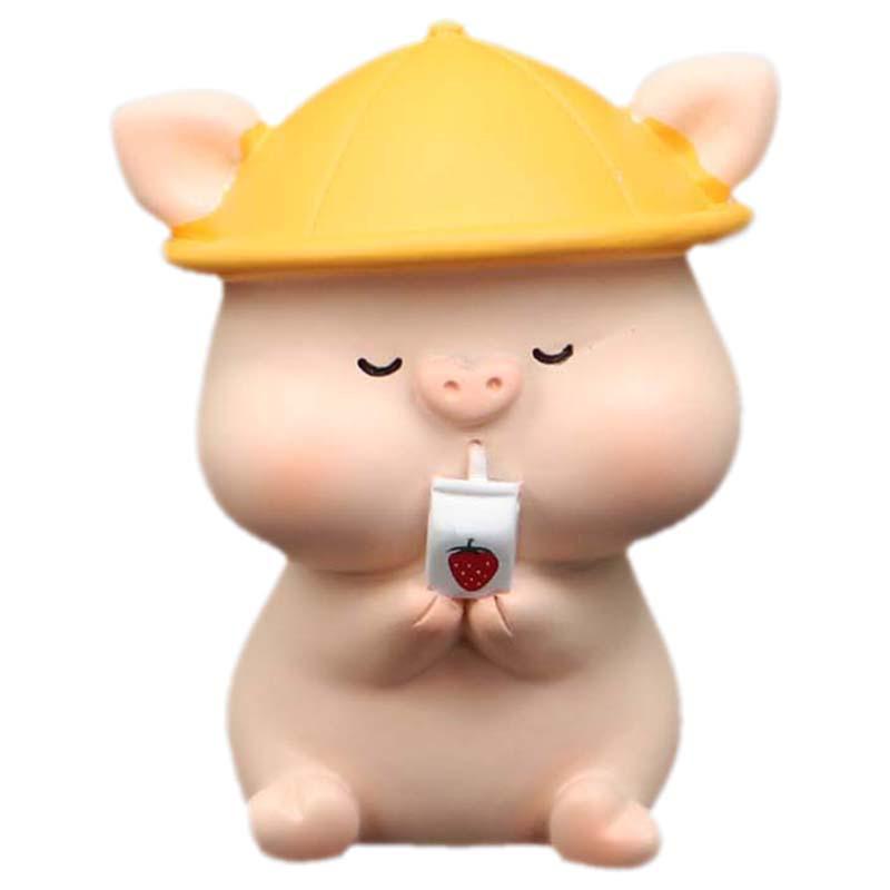 Creative Japanese Cute Pig Desktop Ornament for Car or Office