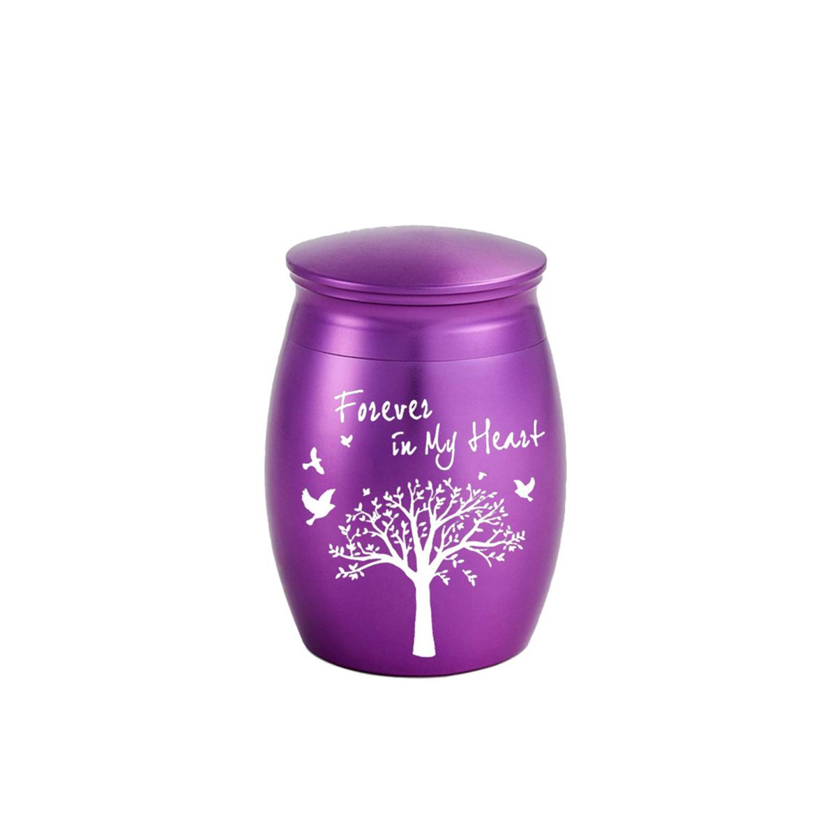 

Hot selling pet remains hair urn jar metal tree of life urn [I will be with you forever]